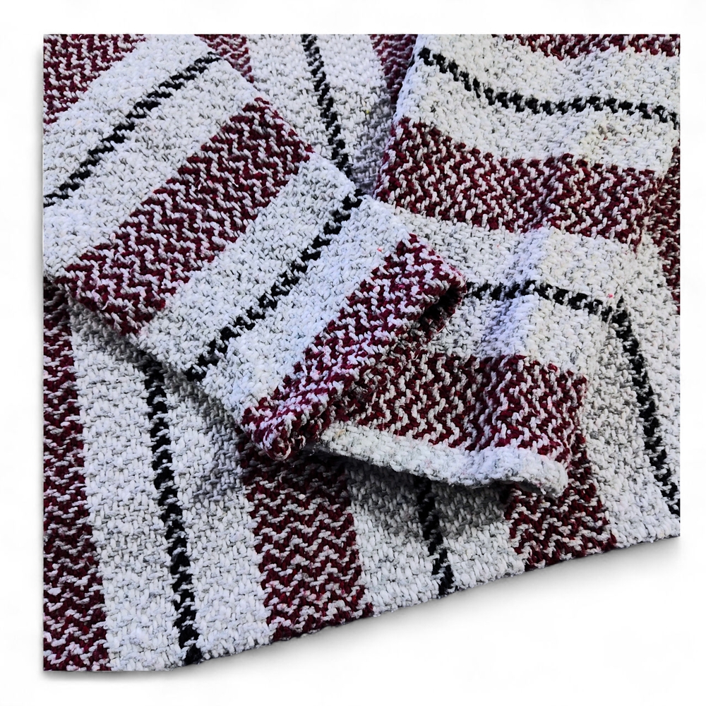 Baja Joe Mexican Baja Hoodie Unisex Size Small - Burgundy and Grey - Picture 6 of 9